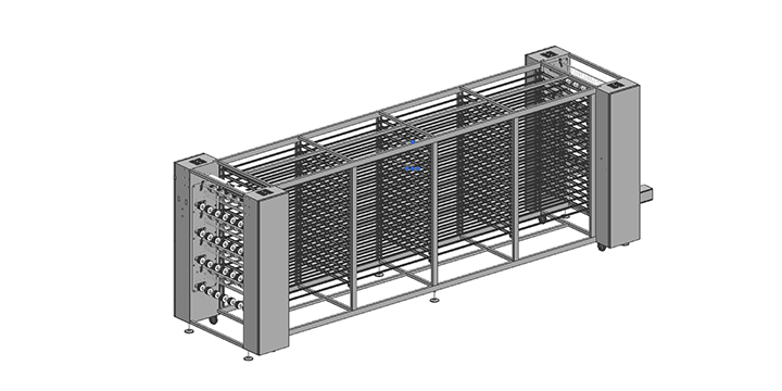 Rapid cooling conveyor