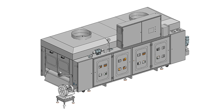 Tunnel baking oven