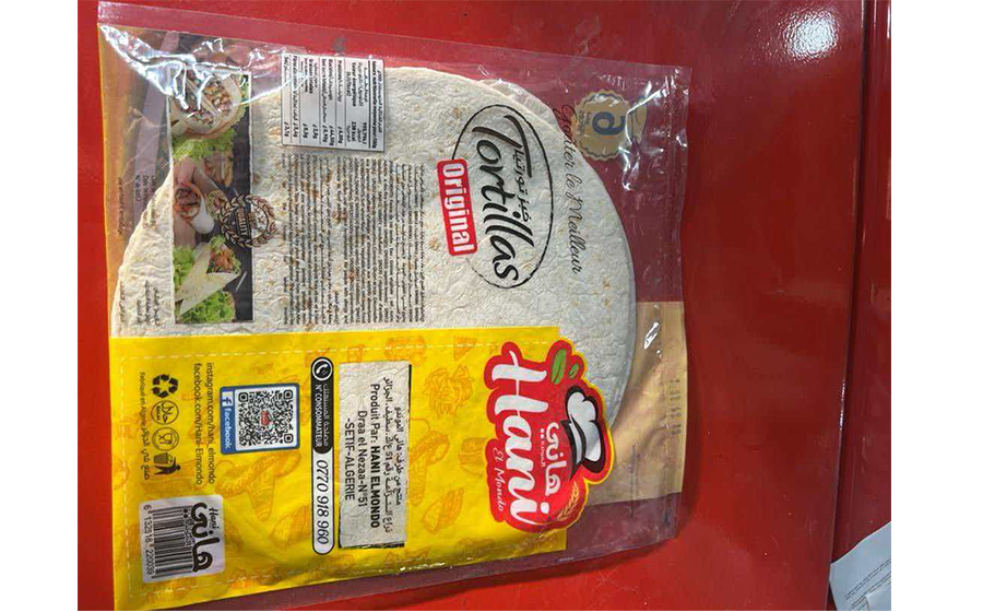 Tortilla packaging output